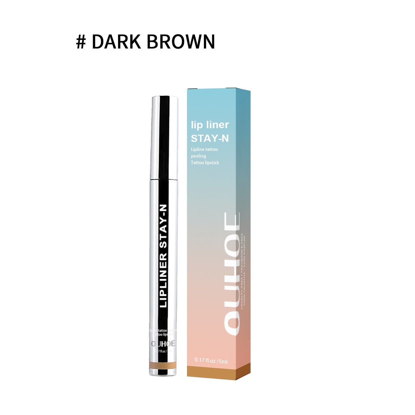 Burma Lip Liner Peel Pen Waterproof Long Lasting Plump Soft Lip Stain