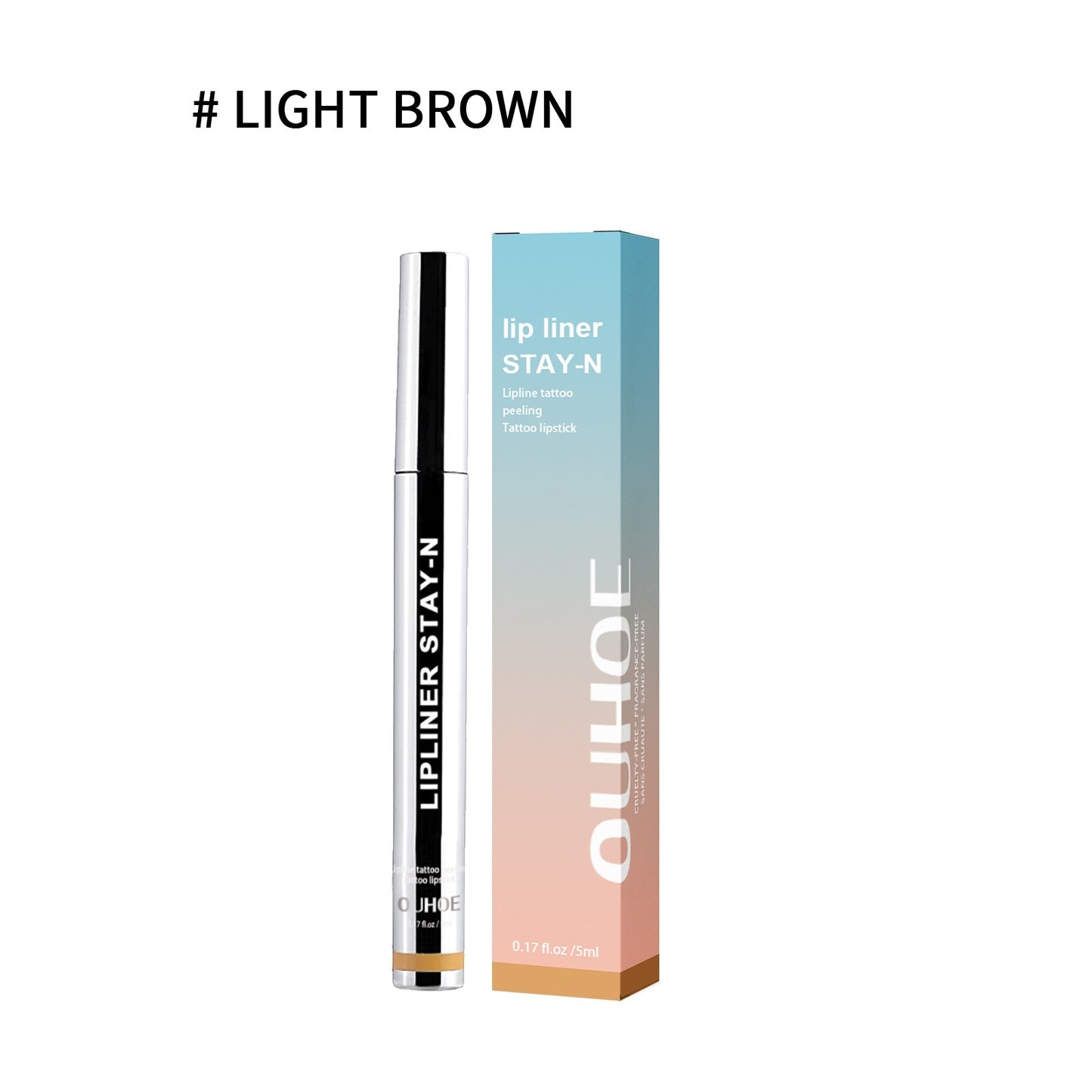 Burma Lip Liner Peel Pen Waterproof Long Lasting Plump Soft Lip Stain