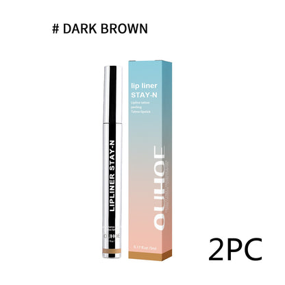 Burma Lip Liner Peel Pen Waterproof Long Lasting Plump Soft Lip Stain